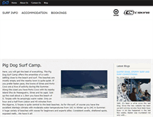 Tablet Screenshot of pigdogsurfcamp.com